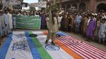 Warga Pakistan-Iran Bakar Bendera Israel di Hari Al Quds Sedunia