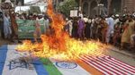 Warga Pakistan-Iran Bakar Bendera Israel di Hari Al Quds Sedunia