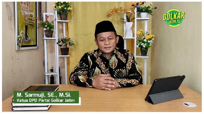Ketua Golkar Jawa Timur M. Sarmuji.