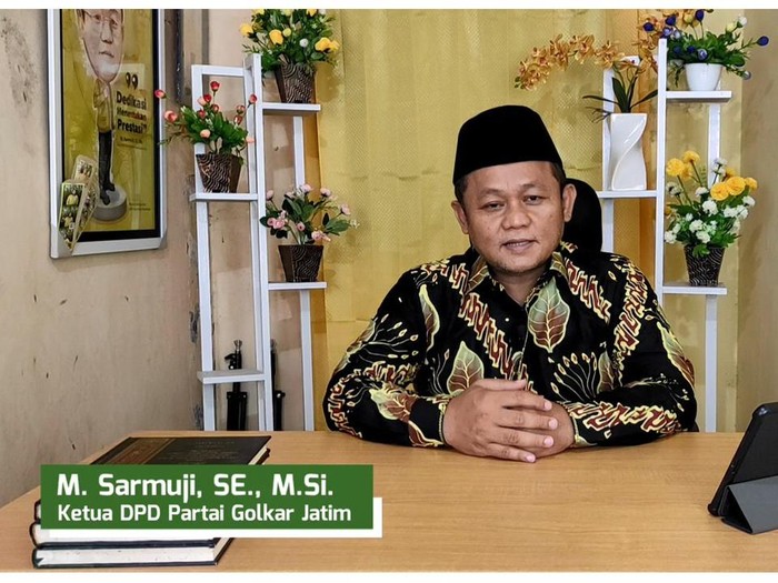Ketua Golkar Jawa Timur M. Sarmuji.