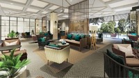 Apartemen Aerium ini mengusung konsep ruang terbuka bertema A Breath of Fresh Air yang memiliki 75% area penghijauan dan fasilitas outdoor. Pihaknya menjadwalkan estimasi serah terima unit Apartemen Aerium dari pengembang kepada konsumen akan berlangsung pada Desember 2022. dok. Sinar Mas Land