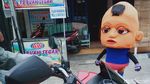 Pengamen Badut Makin Marak di Klaten