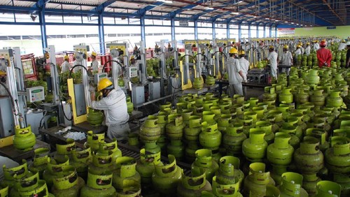 Ilustrasi Pasokan LPG