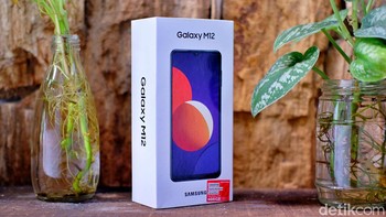 Galaxy M12 dihadirkan Samsung untuk menunjang aktivitas online. Foto: Adi Fida Rahman/detikINET