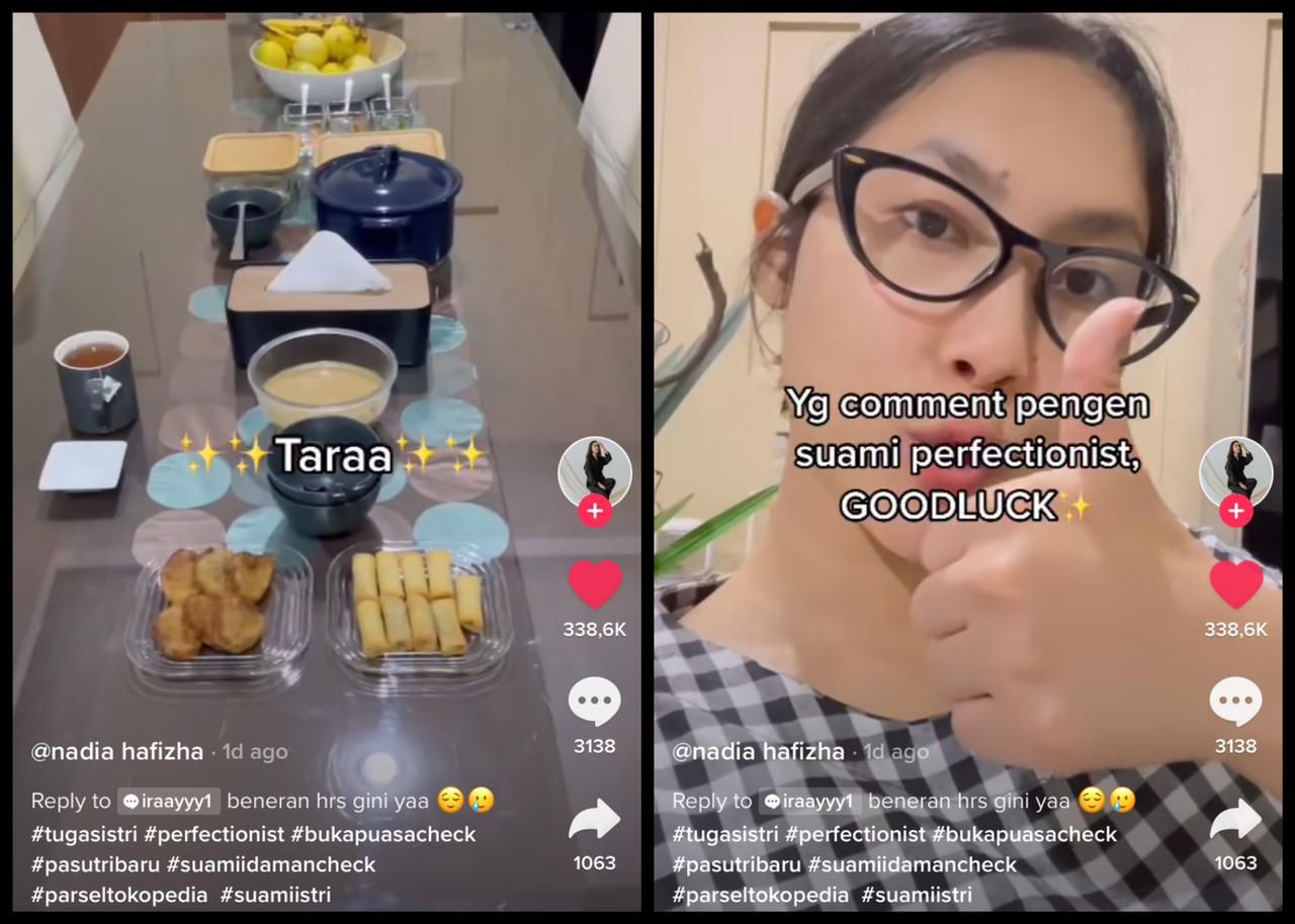 Suaminya Perfeksionis, Wanita Ini Siapkan Menu Buka Puasa dengan Penuh Presisi!