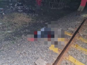 Pria Diduga Mabuk di Sidoarjo Tewas Tertabrak Kereta