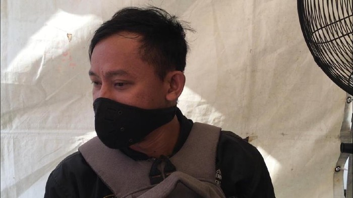 Ali Husen (37), pria yang hendak mudik ke Indramayu karena di PHK