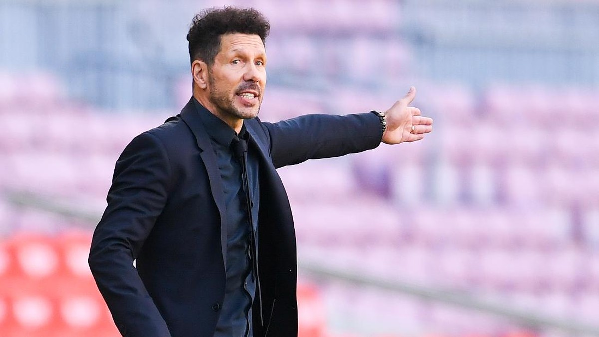 Pelatih Atletico Madrid, Diego Simeone. (Foto: David Ramos/Getty Images)