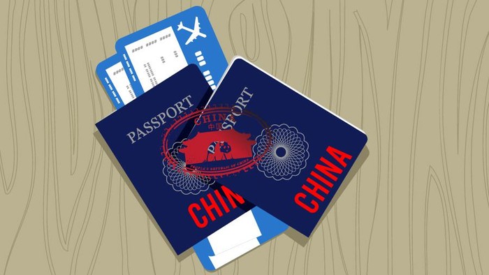 Ilustrasi Paspor China
