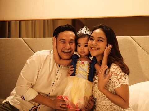 Potret keluarga Marisa Thara Wardhani.