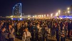 Aturan Jam Malam Berakhir, Pantai di Barcelona Ramai Warga