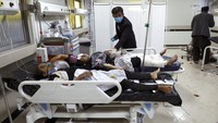 Wakil Arian, Hamid Roshan, mengatakan kepada AFP bahwa penyelidikan telah dimulai terhadap ledakan tersebut. AP Photo/Rahmat Gul  