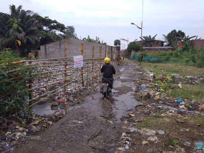 di Jalan Cempaka, Gang Kurnia, Kelurahan Sari Rejo, Kecamatan Medan Polonia, Senin (10/5/2021)