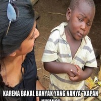 Salah satu pertanyaan wajib yang biasanya ditanya pas kumpul keluarga dan paling dihindari sama jomblo nih. Bikin auto bad mood seharian deh.. Foto: Facebook