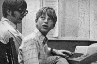 fotoinet potret langka bill gates remaja