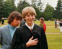 fotoinet potret langka bill gates remaja