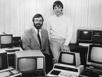 fotoinet potret langka bill gates remaja