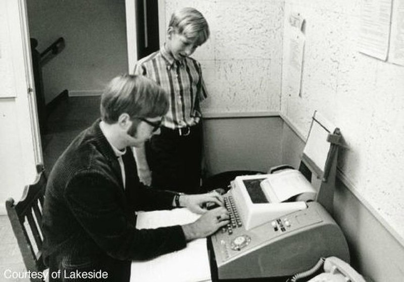 fotoinet potret langka bill gates remaja