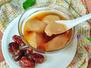 Resep Pembaca : Kembang Tahu Kurma Kuah Jahe yang Legit Hangat Buat Takjil
