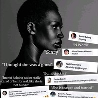 Nova memang tidak menyebut secara gamblang bahwa netizen Filipina adalah yang paling banyak menyerangnya. Tapi dalam foto tersebut hanya terlihat komentar-komentar berbahasa Tagalpg beserta artinya dalam bahasa Inggris. Foto: Instagram @thenovastevens