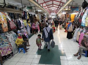 Begini Suasana Pasar Beringharjo Yogyakarta di H-3 Lebaran
