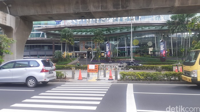 Portal S di Jl Prof Dr Satrio, Kuningan, Jakarta Selatan. (Afzal Nur Iman/detikcom)