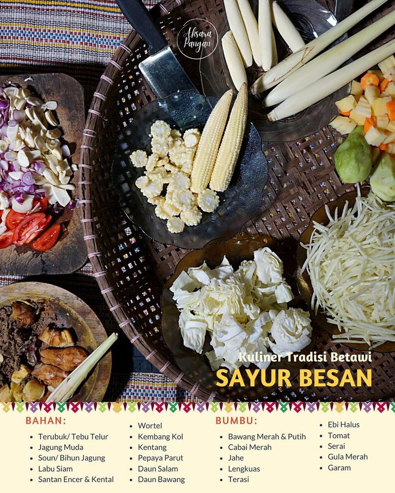4 Fakta Menarik Sayur Besan Betawi yang Kini Mulai Langka