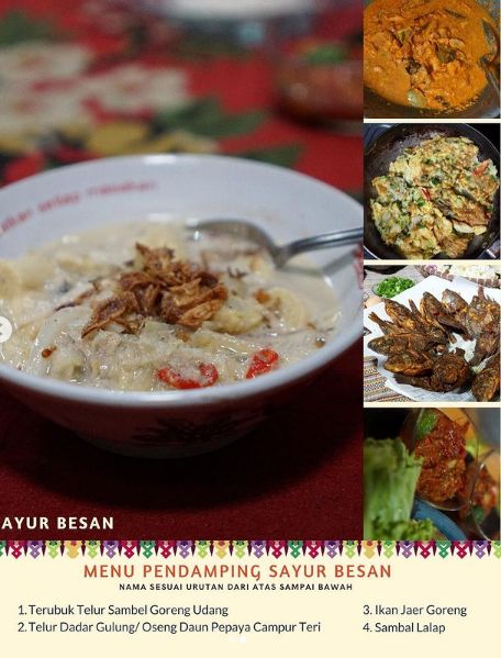 4 Fakta Menarik Sayur Besan Betawi yang Kini Mulai Langka