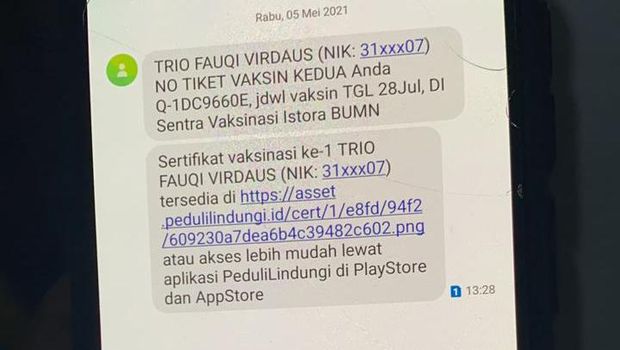 Sertifikat Vaksinasi COVID-19