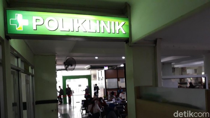 Suasana di poliklinik Rumah Sakit Penambahan Senopati (RSPS) Kabupaten Bantul, Senin (10/5/2021).
