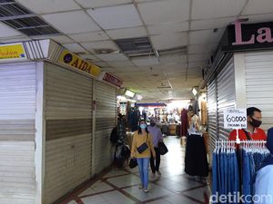 Sejumlah Kios Tutup, Begini Suasana Pasar Tanah Abang H-3 Lebaran