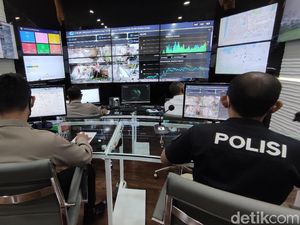 Cara Polisi Pantau Kondisi Para Pemudik Selama di Semarang