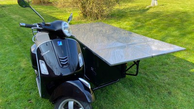 Tampang Vespa saat Jadi Dapur Berjalan