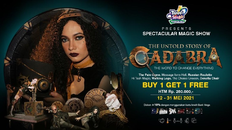 Aksi sulap di Trans Studio Bandung Aksi sulap di Trans Studio Bandung