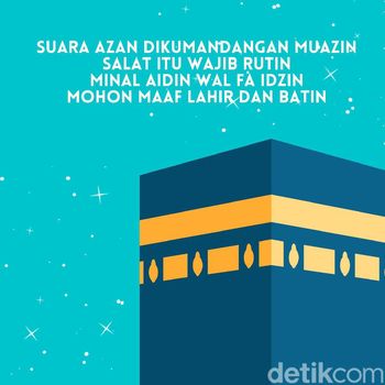 12 Pantun Ucapan Lebaran 2021 Bisa Dibagikan Ke Teman Dan Keluarga