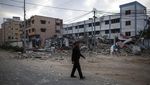 Kota Gaza Porak Poranda Usai Digempur Serangan Udara Israel