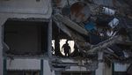 Kota Gaza Porak Poranda Usai Digempur Serangan Udara Israel