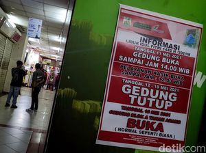 Libur Lebaran, Pasar Tanah Abang Tutup Mulai Besok