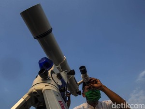 Melihat Persiapan Pengamatan Hilal Penetapan 1 Ramadan 1443 H di DKI