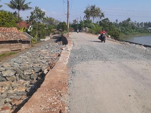Longsor Kelar Diperbaiki, Jl Tanjung Burung Tangerang Bakal Dicor