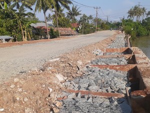 Pengecoran Jl Tanjung Burung Tangerang Tunggu Tanggul Permanen BBWSCC