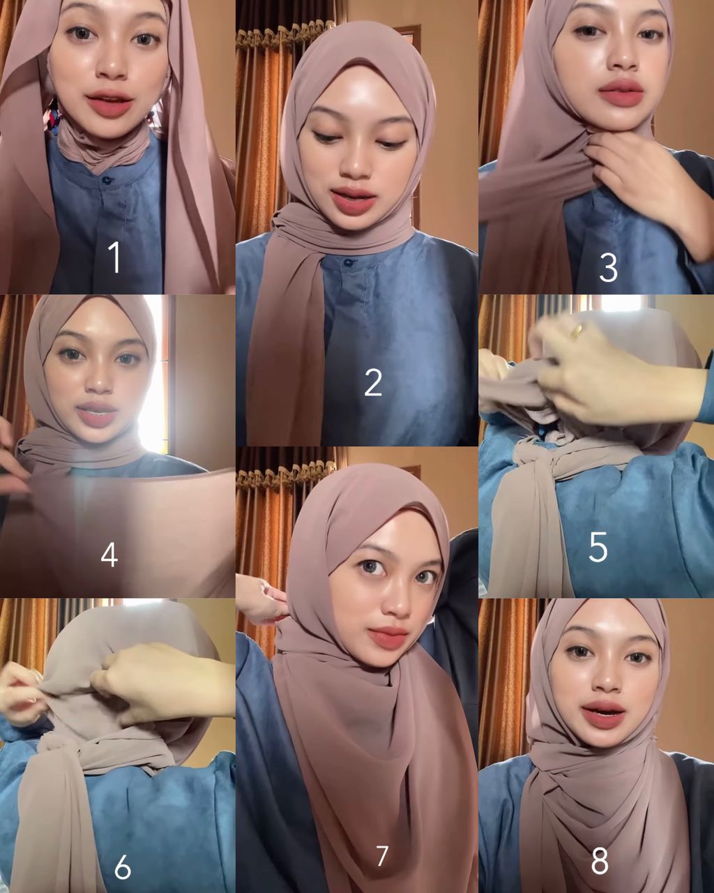 5 Tutorial Hijab Pashmina Simpel Dan Kekinian Cocok Untuk Lebaran 2021 9943