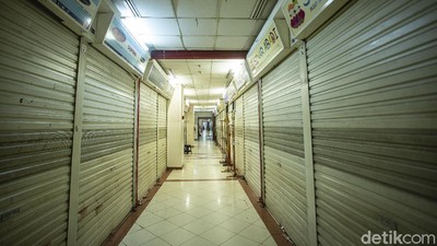 H-1 Lebaran, Pasar Tanah Abang Tutup