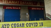 Begini kondisi Pasar Tanah Abang, Jakarta, Rabu (12/5/2021).   