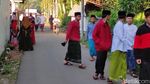 Jemaah Ponpes Mahfilud Duror Jember Salat Id Hari Ini