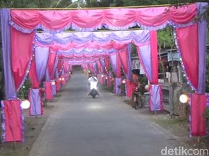 Gemerlap dan Kilau Kemeriahan Kampung di Trenggalek Sambut Lebaran
