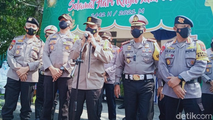 Kapolda Jateng pantau pos penyekatan di Klaten, 12/5/2021