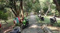 Motor bisa dibawa masuk jauh ke dalam Kawasan Ekowisata Mangrove PIK.