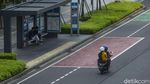 Lengang Ibu Kota Di Tengah Larangan Mudik