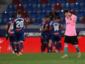 Levante Vs Barcelona: El Barca Jelek Banget di Babak II